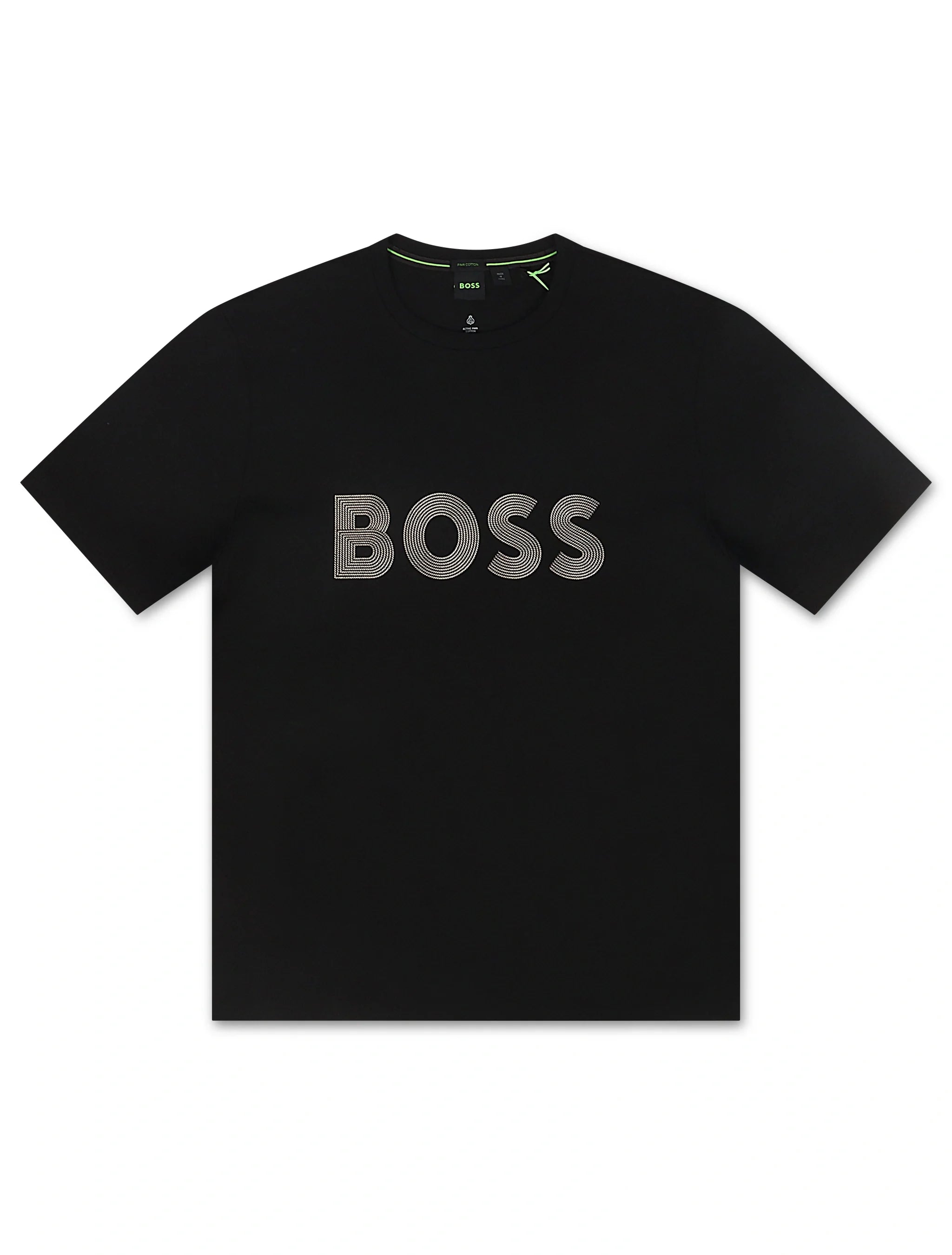 Boss Green Logo Future Tee - Black